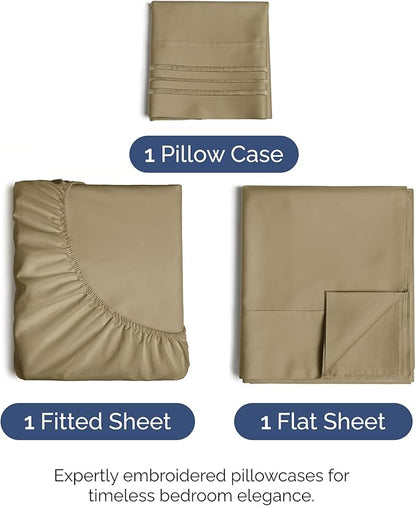 Twin XL Size 3 Piece Sheet Set - Image 2