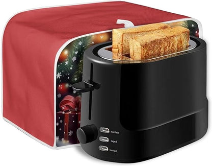 ZFRXIGN Christmas Puppy Dog Toaster Cover 4 Slice Toaster Dust Cover Small - Image 6