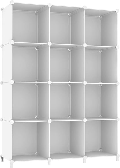 awtatos 12 cube storage organizer, closet organizer storage, main product view