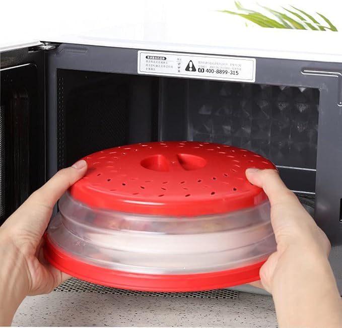 Collapsible Microwave Splatter Cover, 10.5 Inch, Dishwasher-safe, Microwave - Image 6