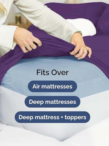 Extra Deep Cal King Fitted Sheet - Image 6