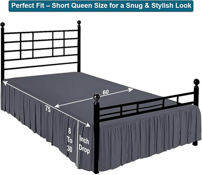 Shreem Linen Ruffled Bed Skirt - Image 5
