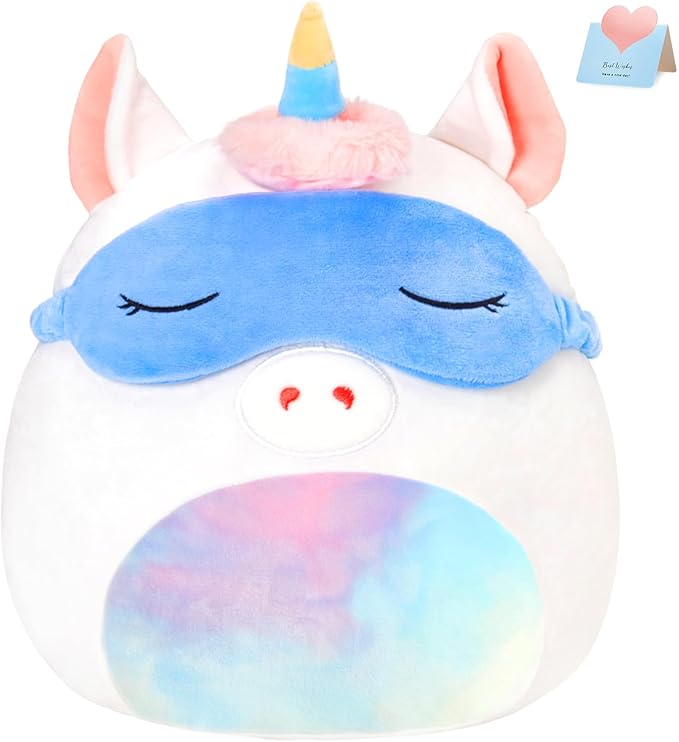 BSTAOFY Cute Unicorn Soft Plush Pillow by Bstaofy