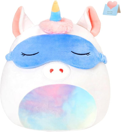BSTAOFY Cute Unicorn Soft Plush Pillow by Bstaofy