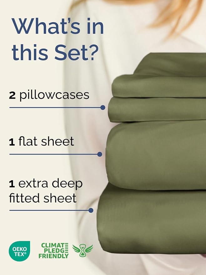 Extra Deep Twin Sheet Set - Image 2