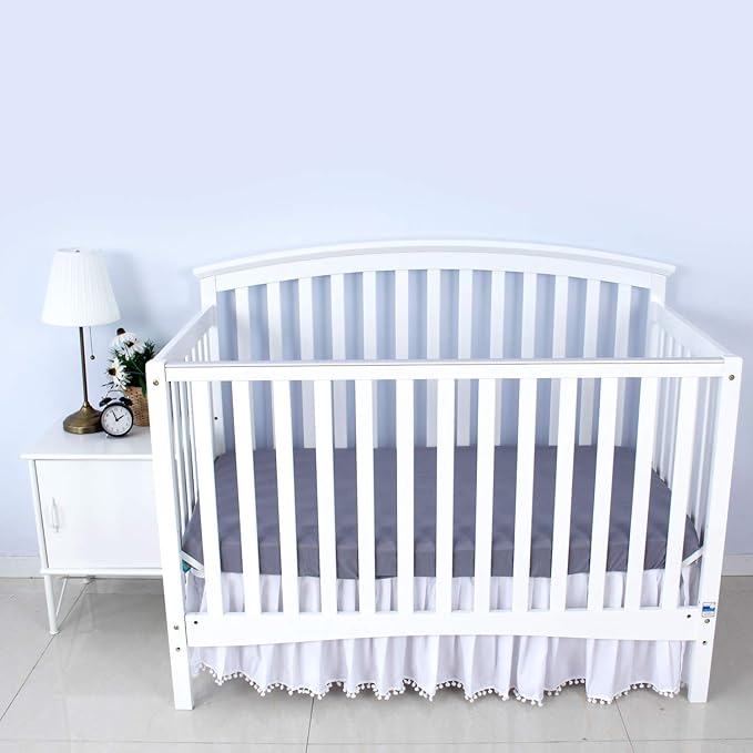 Crib Sheets and Waterproof Crib Mattress Protector 4 Pack Set, Waterproof Crib - Image 6