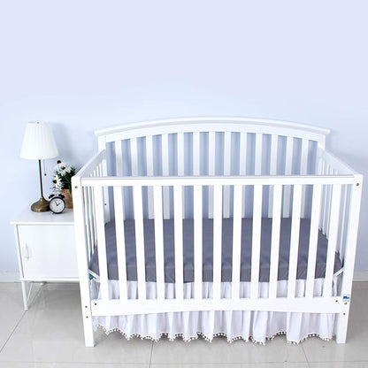 Crib Sheets and Waterproof Crib Mattress Protector 4 Pack Set, Waterproof Crib - Image 6