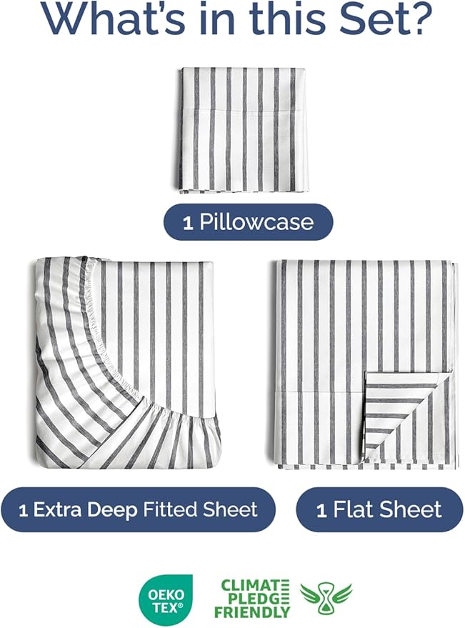 Extra Deep Pocket Twin XL Sheets - Image 2