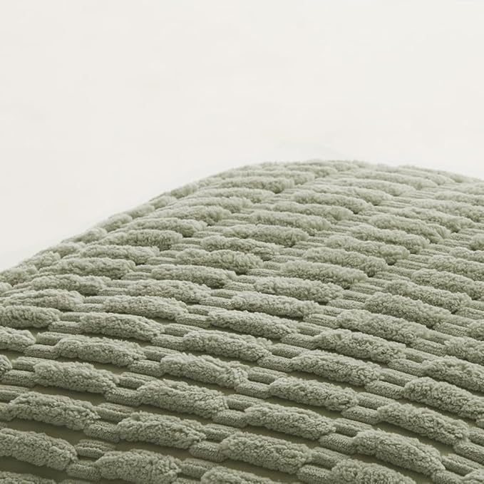 Fancy Homi 4 Packs Sage Green Decorative Throw Pillow Covers 22x22 Inch - Image 5