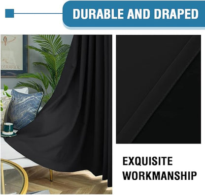 H.VERSAILTEX 100% Blackout Patio Curtains Thermal Insulated Curtains - Image 8