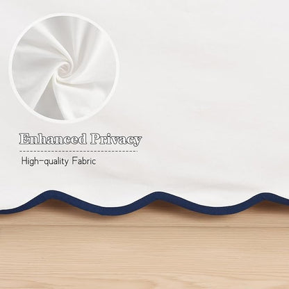 HIG Off White Chic King Bed Skirt - Image 5