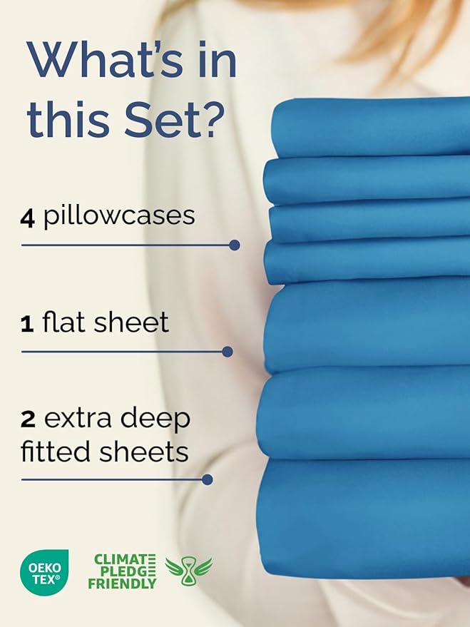 Extra Deep Split King Sheet Set - Image 2