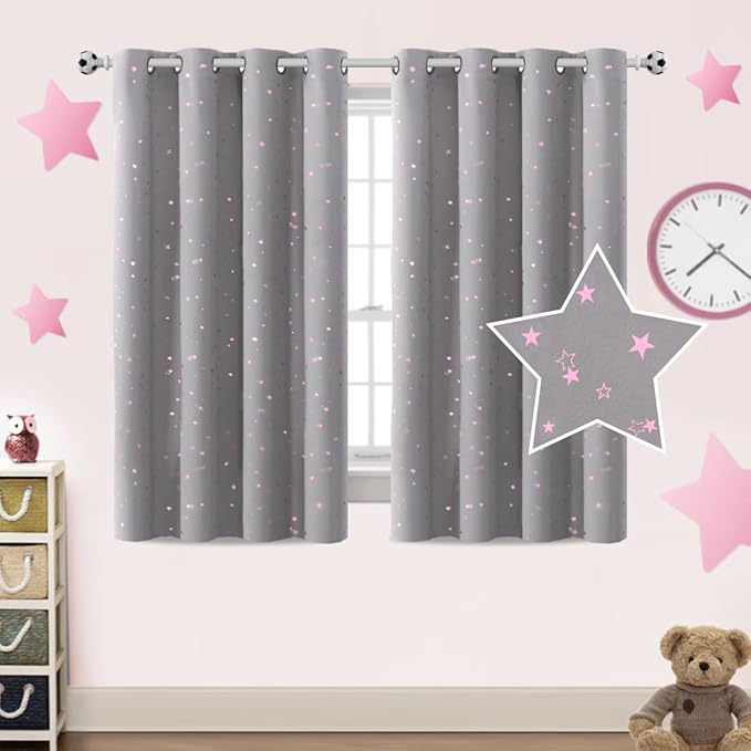 PrinceDeco Blackout Kids Curtains by PrinceDeco