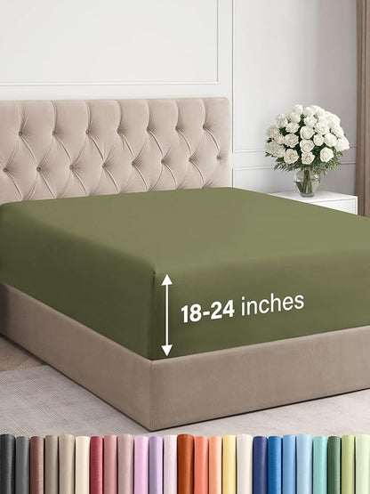Extra Deep King Fitted Sheet by CGKUnlimited