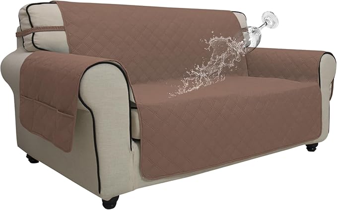 Easy-Going Waterproof Oversized Loveseat Covers Leakproof Couch Cover by Easy-Going