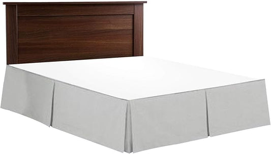 Bed Skirt - 100% Cotton 800 Thread Count Box Pleated Bed Skirt - Luxury Pleated by Unknown