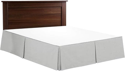 Bed Skirt - 100% Cotton 800 Thread Count Box Pleated Bed Skirt - Luxury Pleated by Unknown