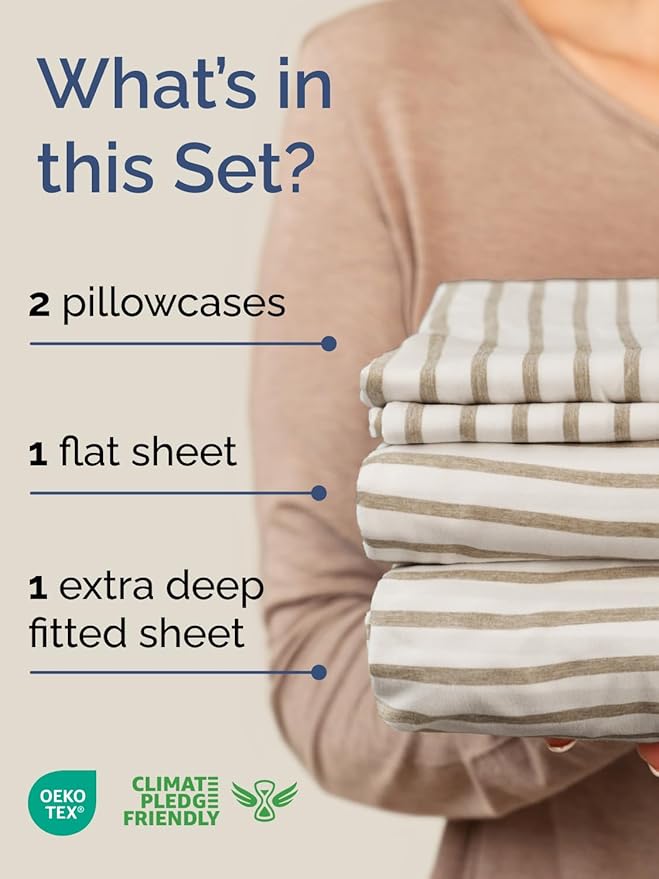 Extra Deep Pocket Queen Sheet Set - Image 2
