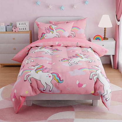 SANDJEST Unicorns Bedding Full Set - Image 4