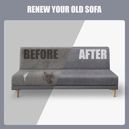 molasofa Leather Like Stretch Futon Slipcover Armless Futon Bed Sofa Cover - Image 6