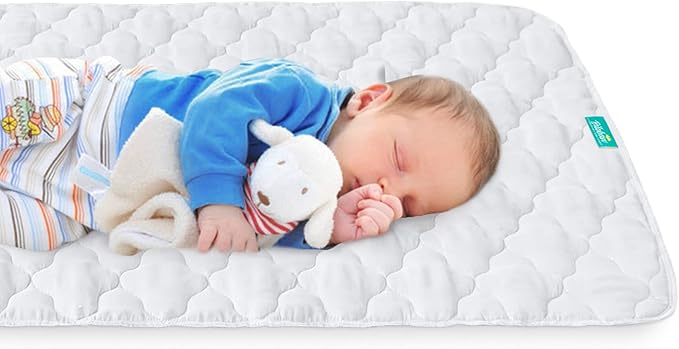 Crib Mattress Protector Pad Cover Quilted Waterproof Incontinence Bed Pads - Image 5