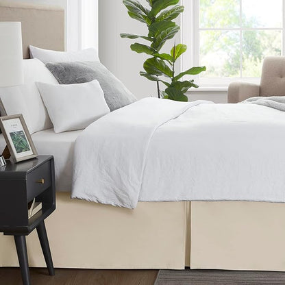 Nestl Cream Full Bed Skirt - Image 3