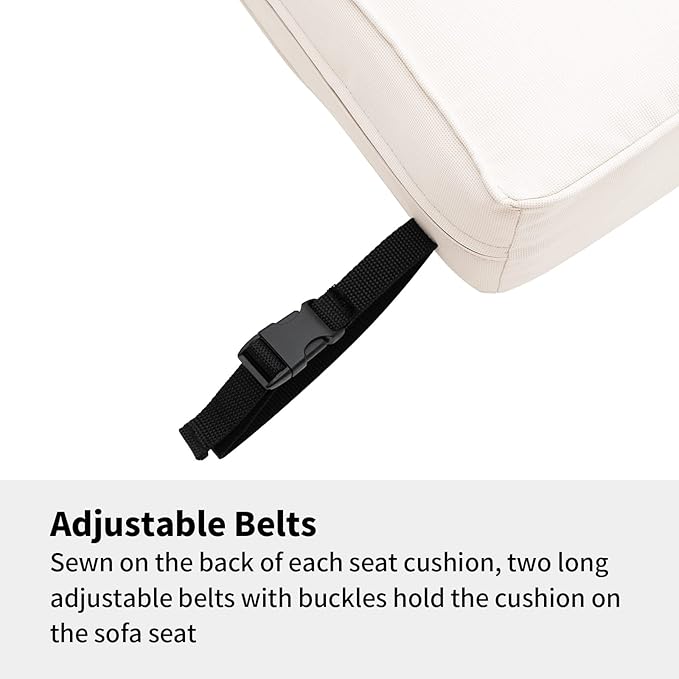 Outdoor Seat Cushions Set for Patio Furniture Deep Seating Patio Cushion Set - Image 4