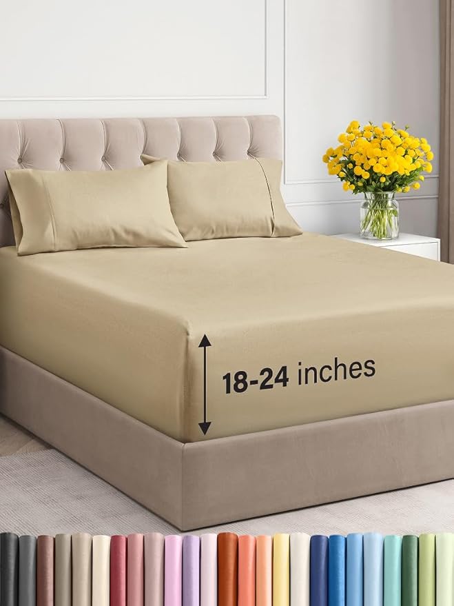 Extra Deep Twin Sheet Set by CGKUnlimited