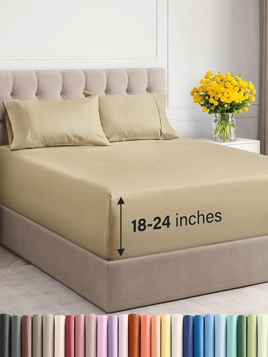 Extra Deep Twin Sheet Set by CGKUnlimited