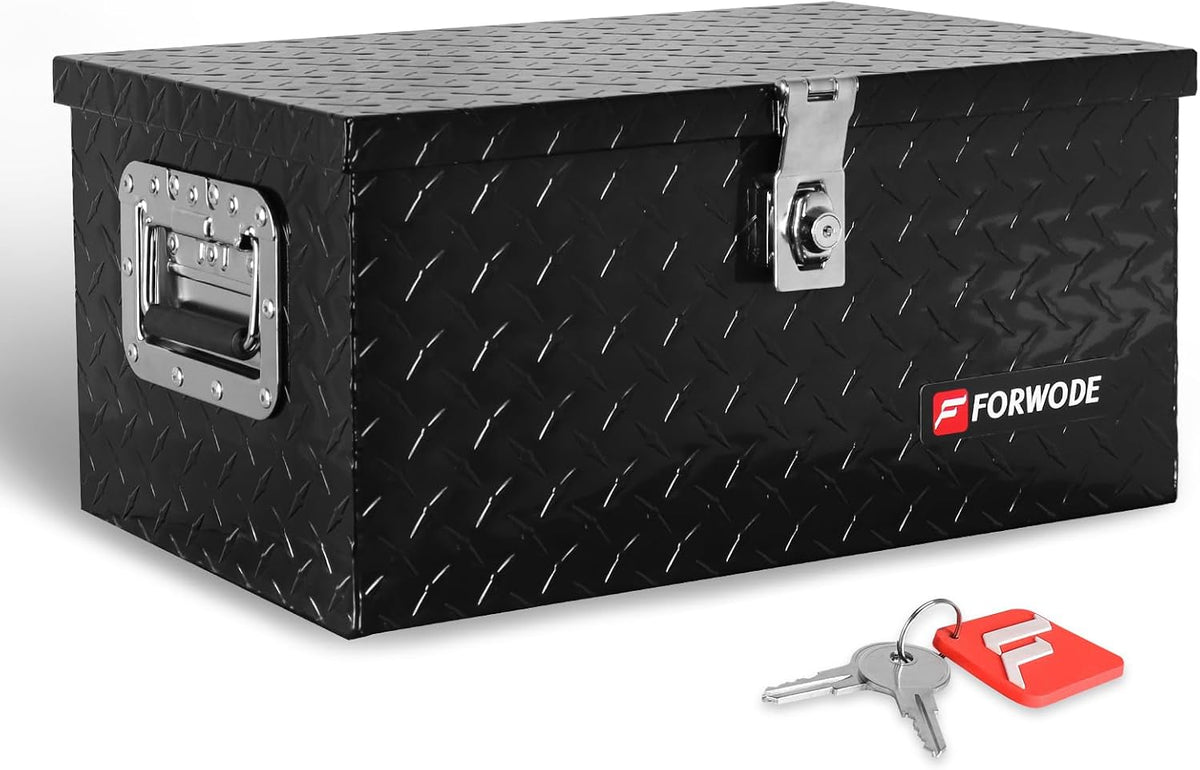 forwode 20 inch aluminum truck tool box lockable, main product view