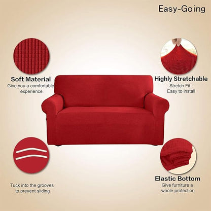 Easy-Going Stretch Loveseat Slipcover 1-Piece Sofa Cover Furniture Protector - Image 3