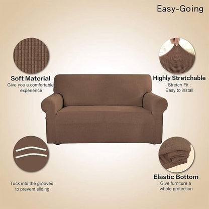 Easy-Going Stretch Loveseat Slipcover 1-Piece Sofa Cover Furniture Protector - Image 3