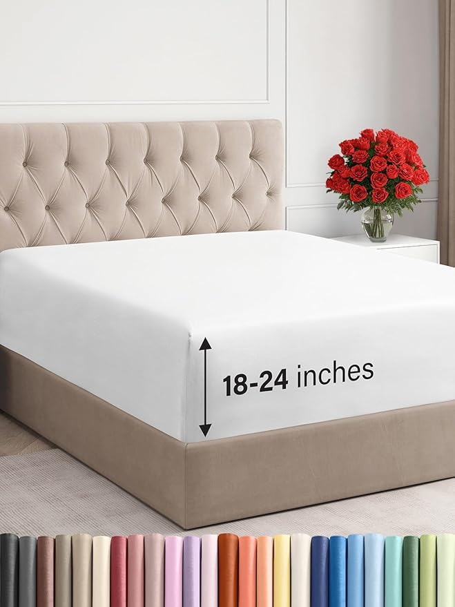 Extra Deep Queen Fitted Sheet by CGKUnlimited
