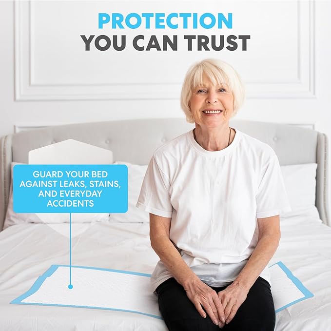 Simpli-Magic Disposable Bed Underpads 23'' x 36'' – Incontinence Chux Pads - Image 6
