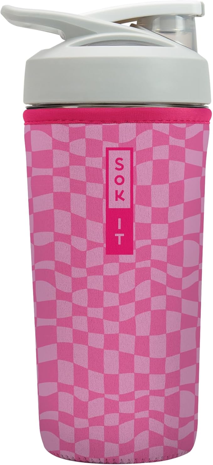 Sok It BotlSok Protein Blender Shaker Bottle Sleeve Insulated Neoprene Cover by SokIt