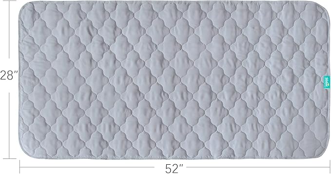 Waterproof Crib Mattress Protector Pad 28" x 52", Anti Slip & Durable - Image 6