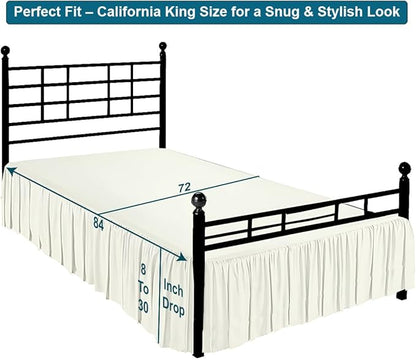 Shreem Linen Ruffled Bed Skirt - Image 5