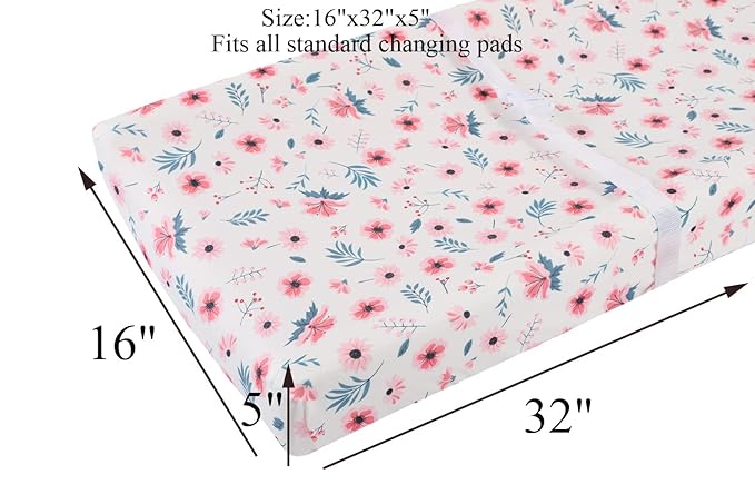 Changing Pad Cover Set 3 Pack Jersey Knit Ultra Soft - Image 4