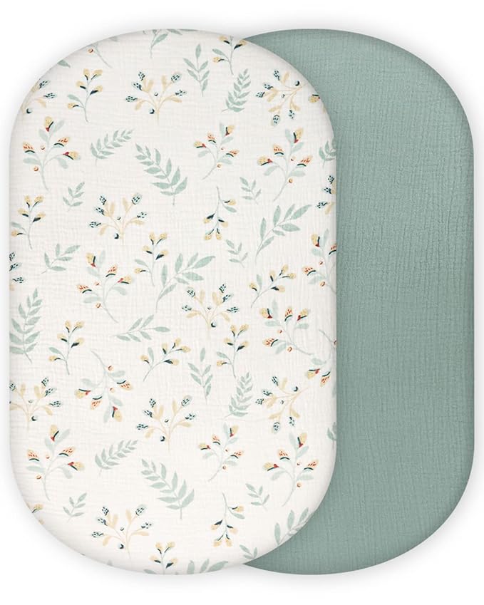 Blissful Diary Muslin Bassinet Sheets - Image 8