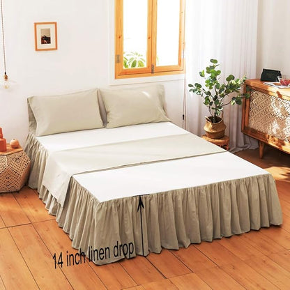 Simple&Opulence Belgian Linen Bed Skirt - Image 3