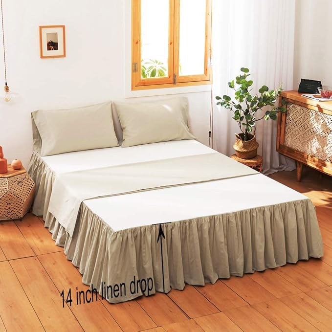 Simple&Opulence Belgian Linen Bed Skirt - Image 3
