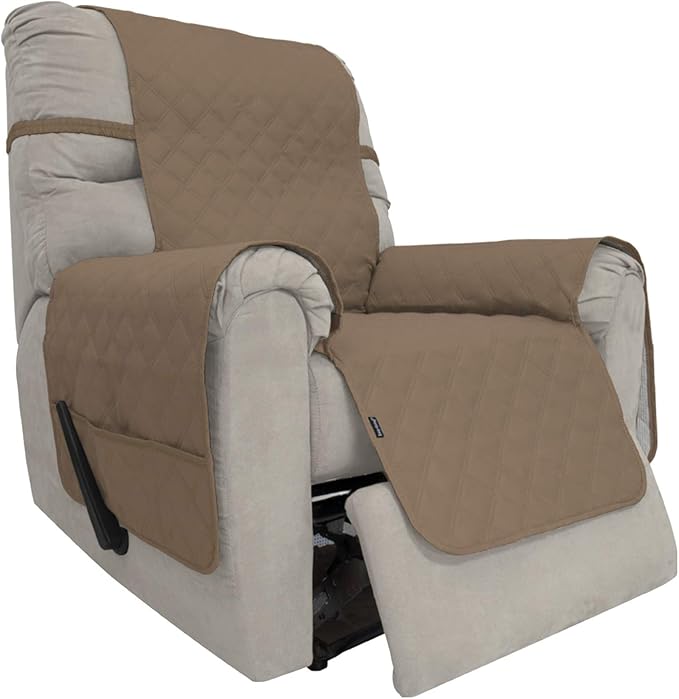 Easy-Going Sofa Slipcover Waterproof Recliner Chair Cover Non-Slip Fabric Couch by Easy-Going