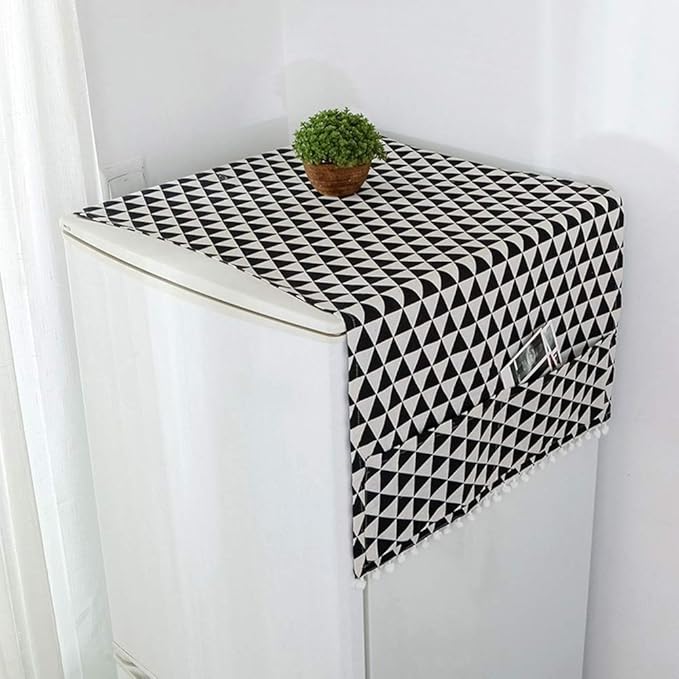 AKOAK 1 Pack 55 x 130cm /22 "x 51" Geometric Washing Machine Refrigerator Dust by Unknown