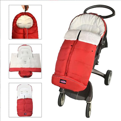 Anti-Kick Winter Warm Stroller Blanket, Cozy Baby Sleeping Bag Cocoon Adaptable - Image 2