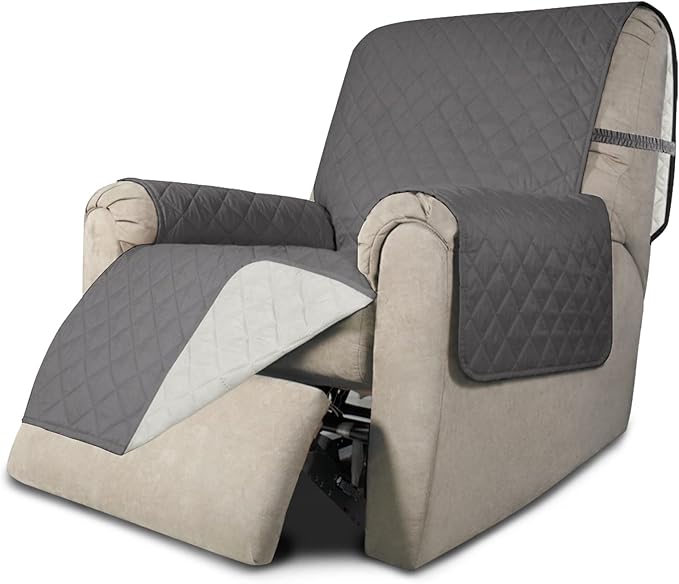 Easy-Going Recliner Chair Slipcover Reversible Sofa Cover Water Resistant Couch by Easy-Going