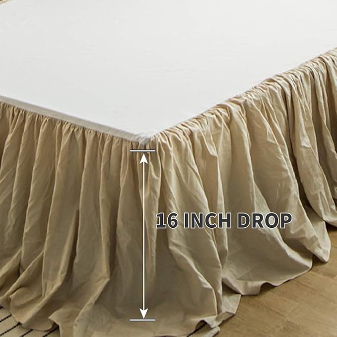 Simple&Opulence Belgian Linen Bed Skirt - Image 3