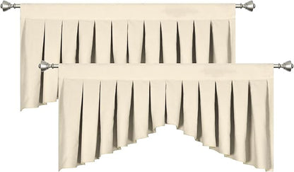 Beige Curtain Valances for Living Room - Image 3