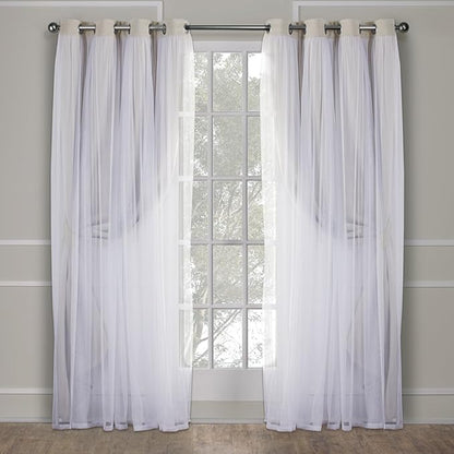 TOWN & COUNTRY LUXE Talia Double Layer Indoor Curtains, Sheer and Room - Image 2