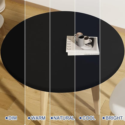 Round Spandex Tablecloth, Elastic Fitted Waterproof Tablecloths - Image 7