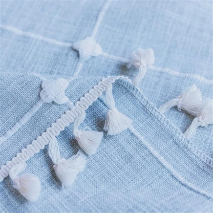 Simple Bedside Table Tassel Cover Cloth, Tablecloth Cover Towel, Suitable - Image 4